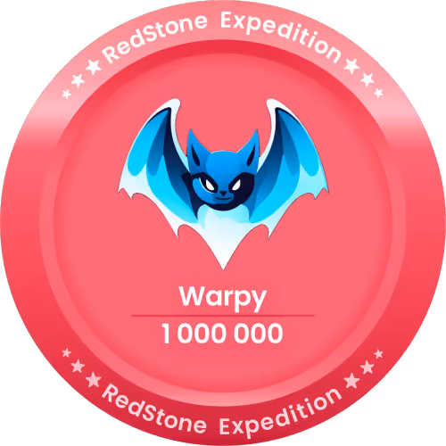 One million Warpy's transactions 🌀🦇