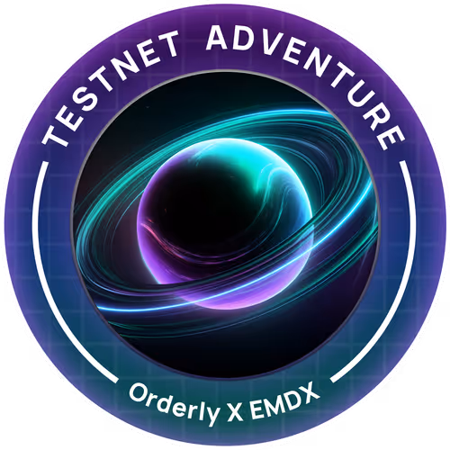 Perpetual Pioneer: Embark on the Orderly x EMDX Testnet Adventure!