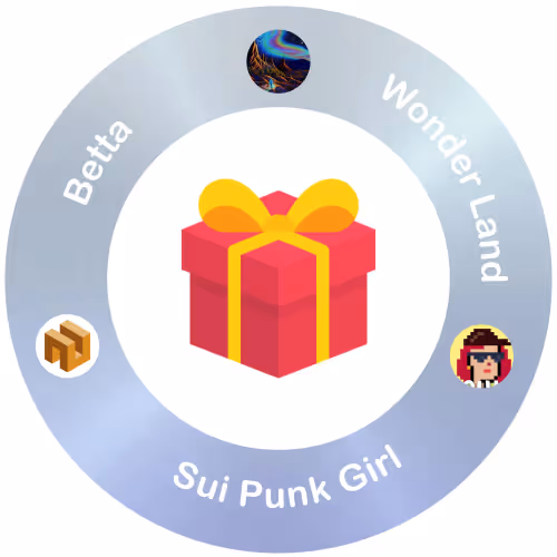 50,000 $SPG  - Betta X Sui Punk Girls X Wonderland