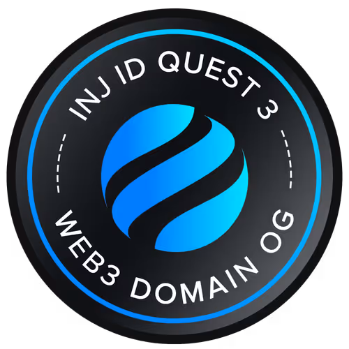 INJ ID Quest 3: Web3 Domain OG