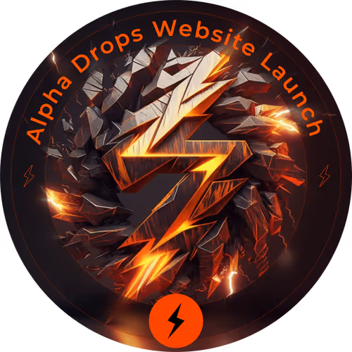 Alpha Drops Website Launch Celebration