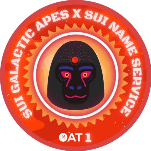 Sui Galactic Apes x Sui NS : 1st OAT