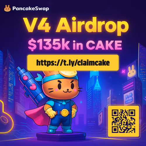 PancakeSwap V4 Airdrop Token -$CAKE