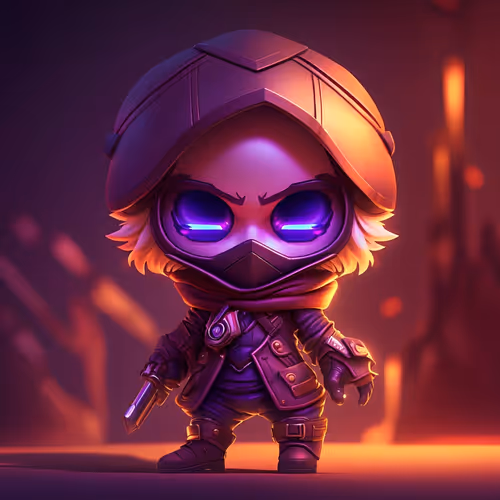 Shadow Golden Rogue Chibi Agent #10 #49/77