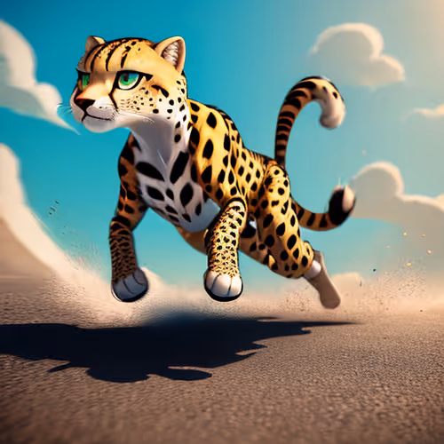 Fast cheetah