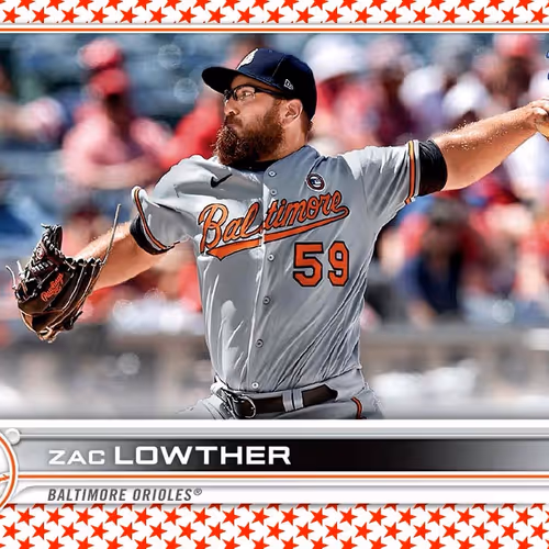Baltimore Orioles R Zac Lowther Base Independence