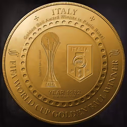 CoineryNft #78 - FIFA World Cup Golden Ball Winner 1982 NFT Coin