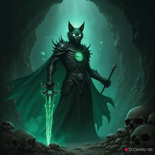 Skeletal Cave Cat Wraith