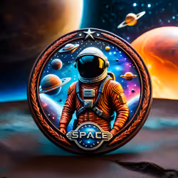 Badge Space Soldier Avatar