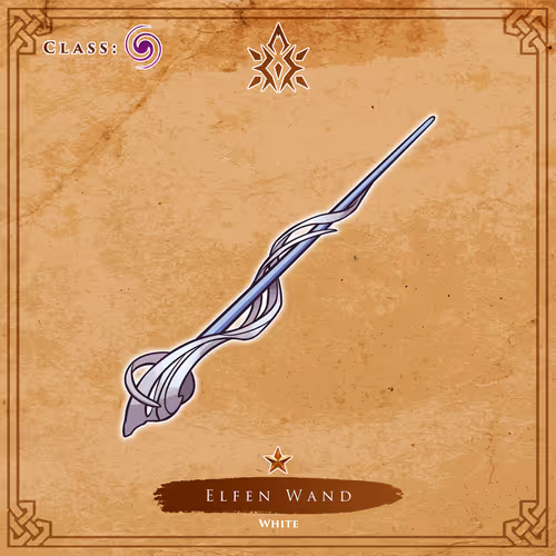 Elfen Wand White