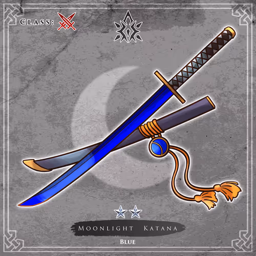 Moonlight Katana Blue