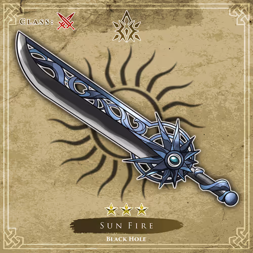 Sun Fire Black Hole