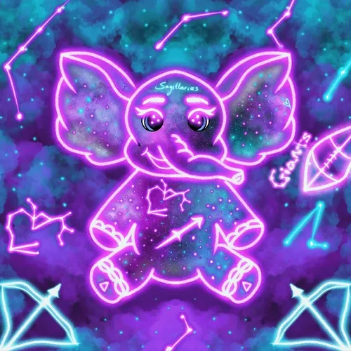 Stylish Baby Elephants token 495