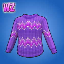 WZ Knitted lilac sweater