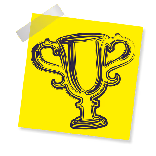 Notes And Flowers Trophy