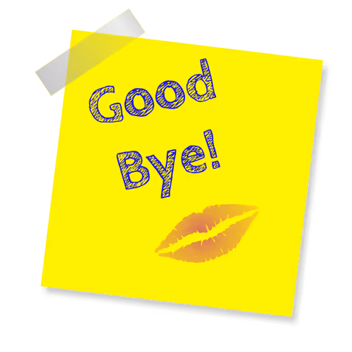 Notes And Flowers Good Bye