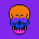 ART Pixel Skull #1962