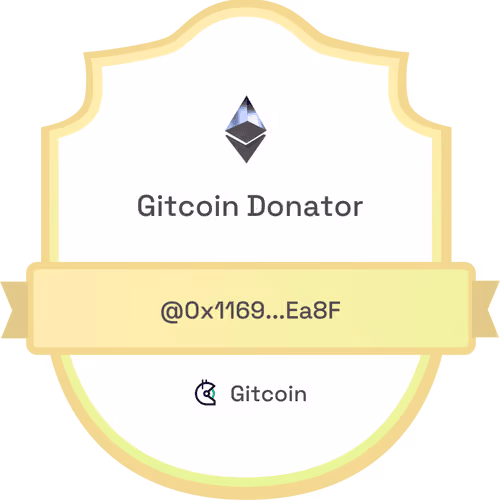 Gitcoin Donator