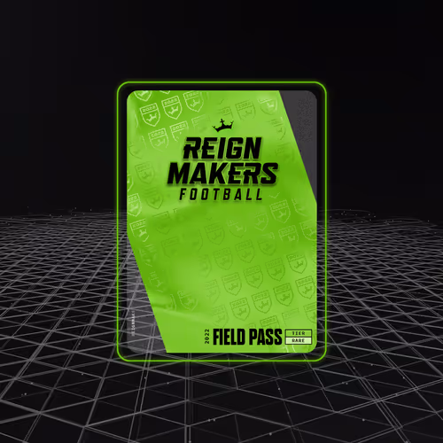 Draftkings 2022 Reignmakers Football Field Pass