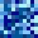 Indigo Squares #8345