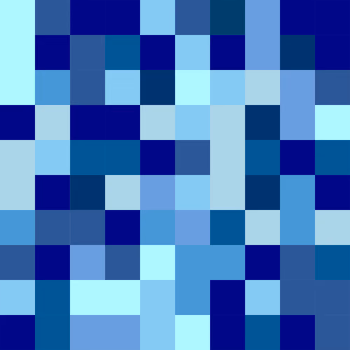 Indigo Squares #5159