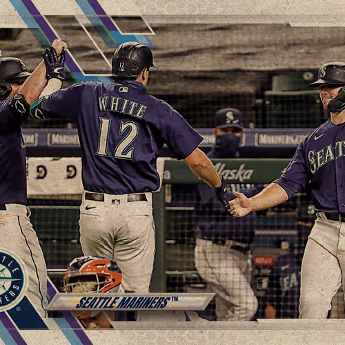 Seattle Mariners Tm Base Motion Vintage Stock 599