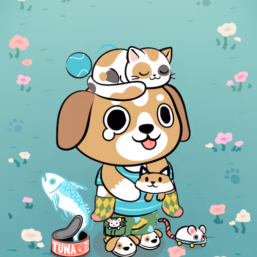 Aww Friends X Reddit Collectible Avatars logo