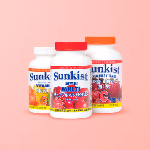 Sunkist Vitamin Packaging Design for Japan Market - Apr. 2007