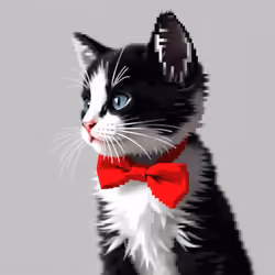 Pixilated Cute Kittens #929