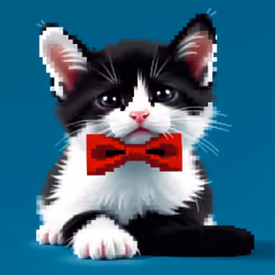 Pixilated Cute Kittens #921