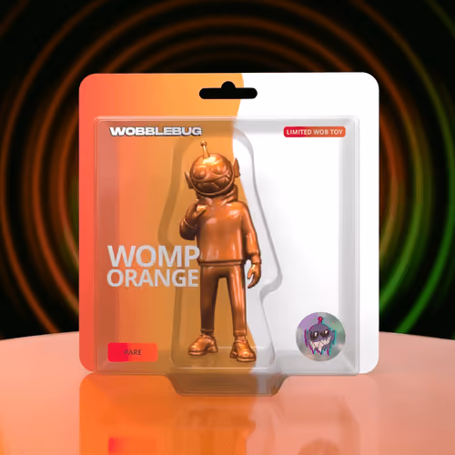 Womp Orange | Official Wobblebug™️ Toys