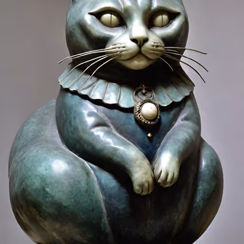 Fat Cat Sculpture #12