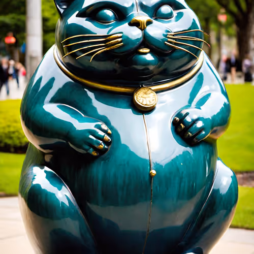 Fat Cat Sculpture #28
