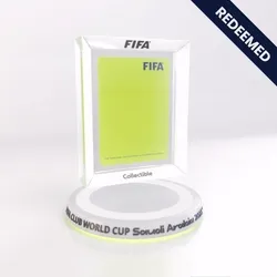 Signed Referee Yellow Card