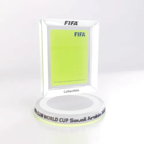 Signed Referee Yellow Card