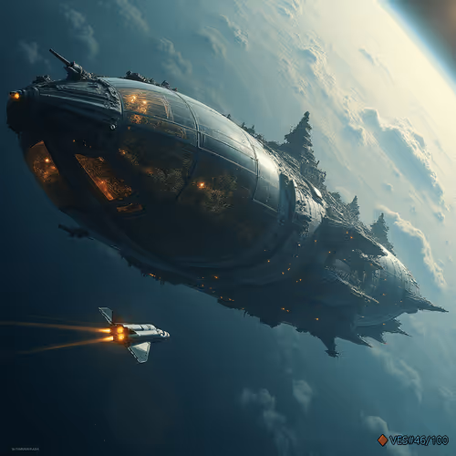 Voyaging Ecological Spaceship