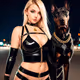 Sofya and Dog