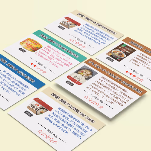 Korean Food POP Design for SKADI Shop Japan – Jul. 2023