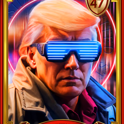 Trump Digital Trading Cards America First 1-of-1 Bonus Collection #480