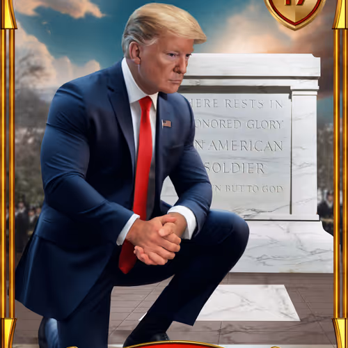 Trump Digital Trading Cards America First 1-of-1 Bonus Collection #316