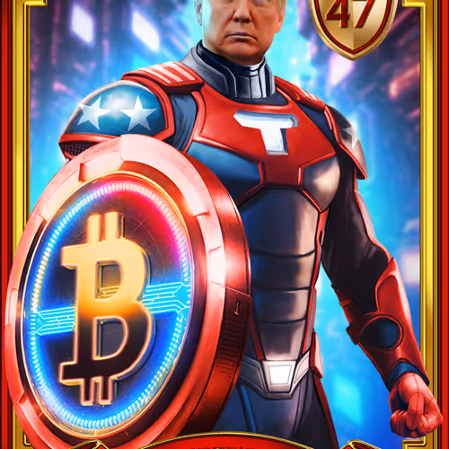 Trump Digital Trading Cards America First 1-of-1 Bonus Collection #1