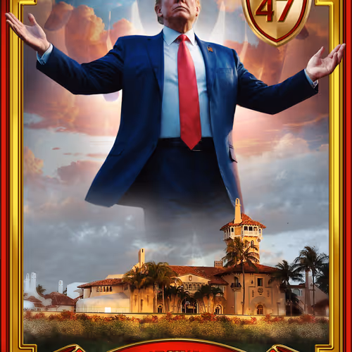 Trump Digital Trading Cards America First 1-of-1 Bonus Collection #67