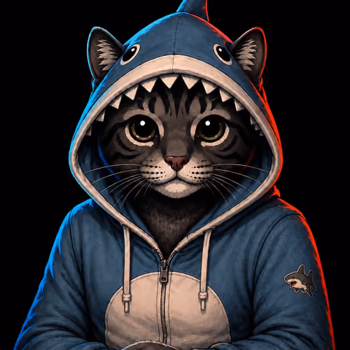 Winston-Shark Hoodie