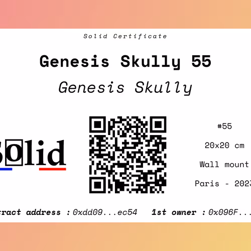 Solid Nft Print Certificates