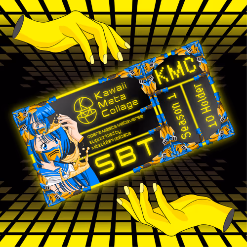 Kawaii Meta Collage Badge Sbt