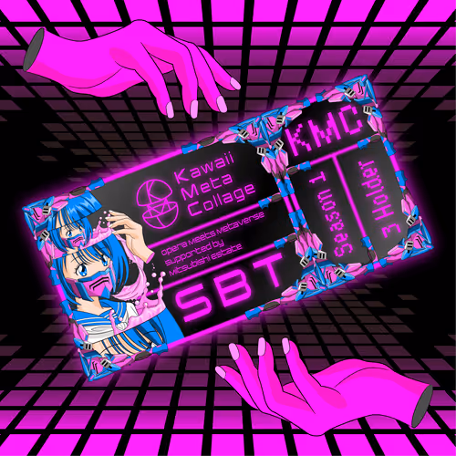 Kawaii Meta Collage Badge Sbt