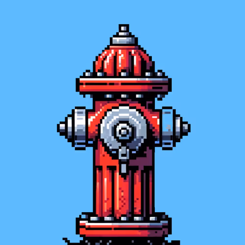 0066 Pixel Hydrant
