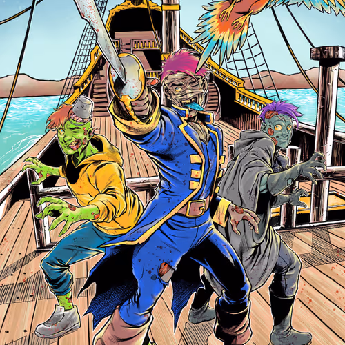 Nice Fun Zombies Collab Art #2