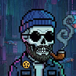 Block Hoodlumz #034 – Cyber-Grave 'Film Director' Skully