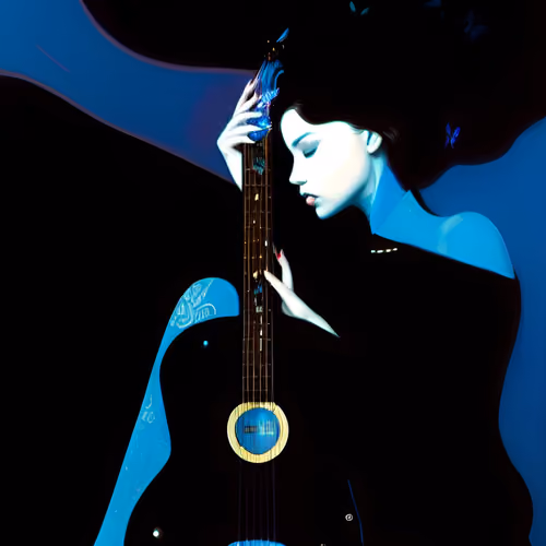 Girl with guitar